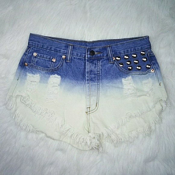Signature8 Pants - Signature 8 Studded Shorts Size Medium